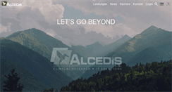 Desktop Screenshot of alcedis.de